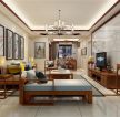 蓝海瑞园121㎡中式风格三居室客厅效果图