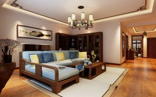 中式风格客厅沙发设计装修图片欣赏