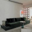 二室一厅小户型客厅绿色沙发装修设计欣赏
