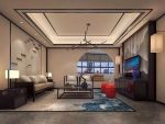 华侨城纯水岸三期150平米三居室新中式风格装修效果图