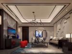 华侨城纯水岸三期150平米三居室新中式风格装修效果图