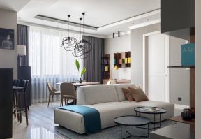 2020单身公寓客厅装修效果图 布艺小沙发