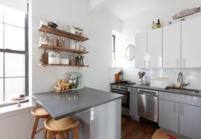 小厨房吧台装修效果图大全 2020小厨房吧台开放式图片