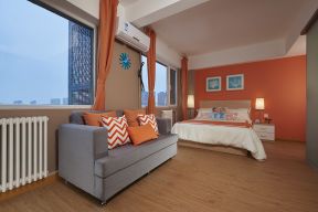 2020客厅卧室地板图片 客厅卧室一体装修效果图