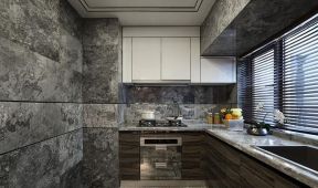 富悦新城100㎡中式三居室厨房装修效果图