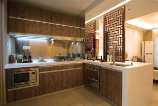 大气新中式厨房装修图片