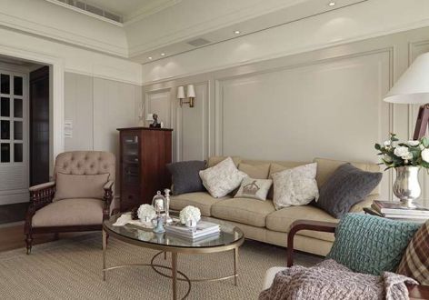 温莎国际90㎡简美风格两居室装修案例