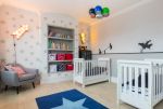 欧式风格儿童房屋婴儿床设计图片