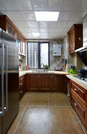 2020美式厨房设计图 2020美式厨房装修设计 