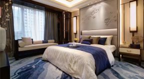 世界公元三居127平新中式风格卧室沙发椅设计