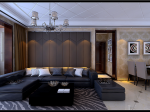 华都·金色兰庭139平米三居室现代简约风格装修效果图