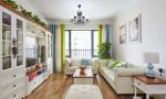 99平米小户型家庭客厅颜色搭配设计图片