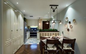 美式风格二室二厅房屋餐厅设计图片