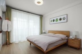 2020卧室纱帘效果图贴图 卧室木地板装修效果图