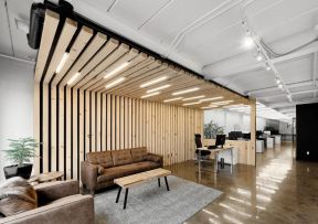 2020办公室创意墙面设计 办公室休闲区效果图 办公室休闲区装修