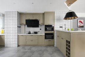 优山美地现代简约130平三居室厨房装修案例