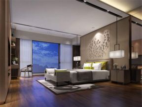 雅居乐200平米平层现代简约风格卧室装修效果图