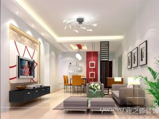 西宁凯旋城2023现代客厅窗帘设计效果图