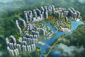 广州北部万科城样板间装修案例 百万平米生态生活大城