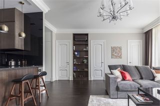 简约现代风格120平三居室客厅沙发装修设计图