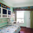 儿童房卧室墙面漆装饰设计实景图