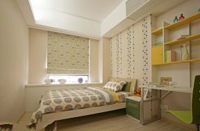 儿童房卧室卷帘装饰设计实景图