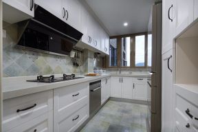 湖滨花园135平米三居室美式风格厨房装修效果图