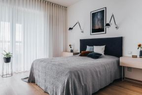欧式卧室壁灯效果图 2020小型卧室壁灯效果图 2020温馨卧室简约图片 