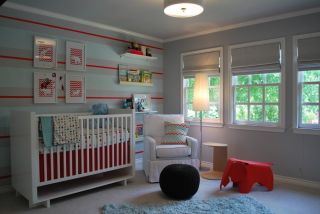 儿童房婴儿床装修设计实景图一览