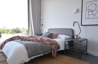 北欧风格小卧室单人床设计图片
