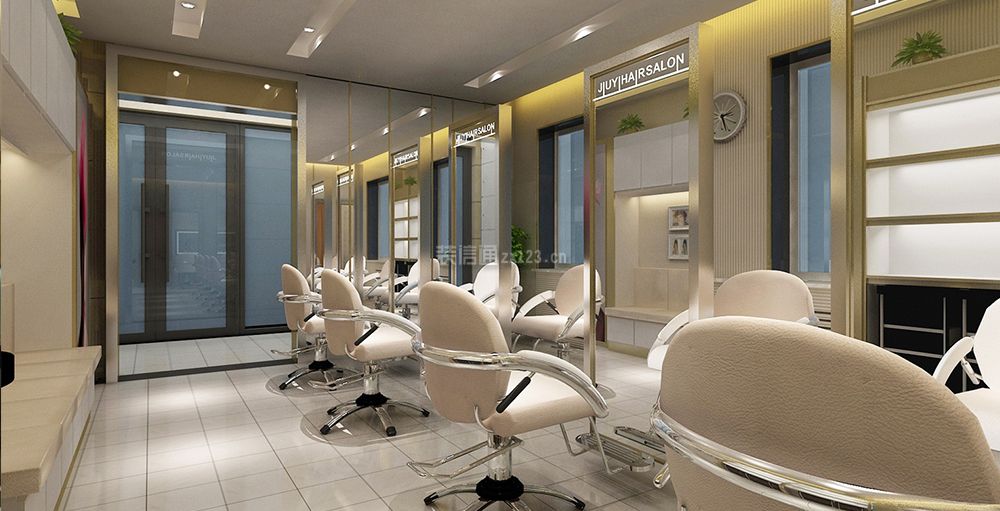 现代风格180平米美容美容美发店空间装修效果图