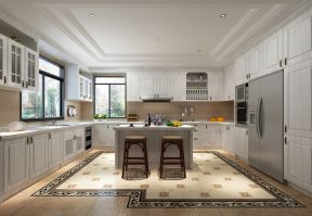 欧式风格220平米别墅厨房装修效果图
