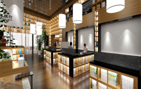 中信咖啡书店845㎡现代风格装修效果图
