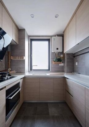 100平米二居室简约北欧厨房橱柜设计图片