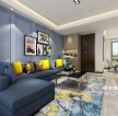 大气时尚现代风格三室客厅沙发墙装修效果图