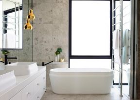 卫生间浴缸装修图片 2020卫生间浴缸设计 2020卫生间浴缸效果图 2020卫生间浴缸装修效果图