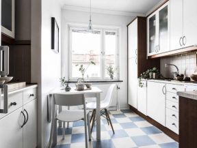 北欧简约设计风格小厨房餐厅装修图片