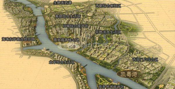 广州新世界·凯粤湾交通图
