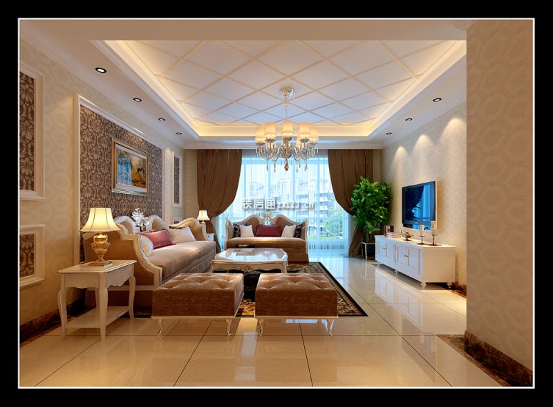 中信新城160㎡现代简约两居室装修案例