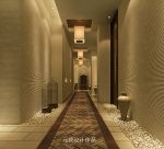 2023东南亚风格美容院走廊背景墙装修效果图