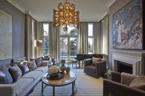  客厅沙发布置图片大全 2020别墅客厅家具摆放效果图  别墅客厅家具 