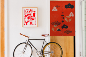 [重庆准点装饰]日式风格门帘设计 日式门帘种类