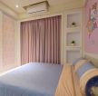 儿童房间纯色窗帘装饰装修效果图片大全