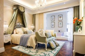 欧式卧室家居装修效果图 欧式卧室风格 简单欧式卧室