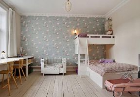 欧式儿童房间子母床装修效果图片大全