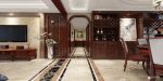 永威城191平大平层美式风格家装走廊瓷砖花色效果图