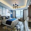 新中式风格卧室创意吊灯设计高清效果图