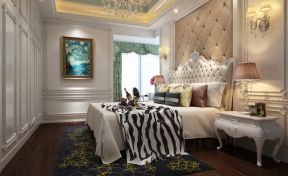 海湾花园200㎡平层欧式风格卧室装修效果图