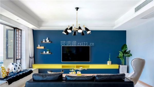 保定87平米两居室现代风格装修效果图 保定装饰公司设计