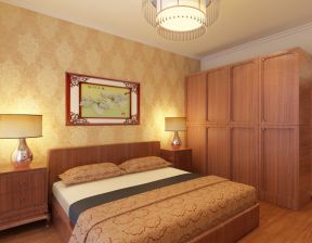 弘石湾93平米两居室中式风格卧室装修效果图